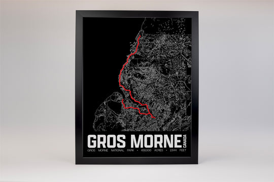 Gros Morne National Park – Perimeter Map Print