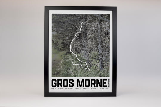 Gros Morne National Park – Perimeter Map Print