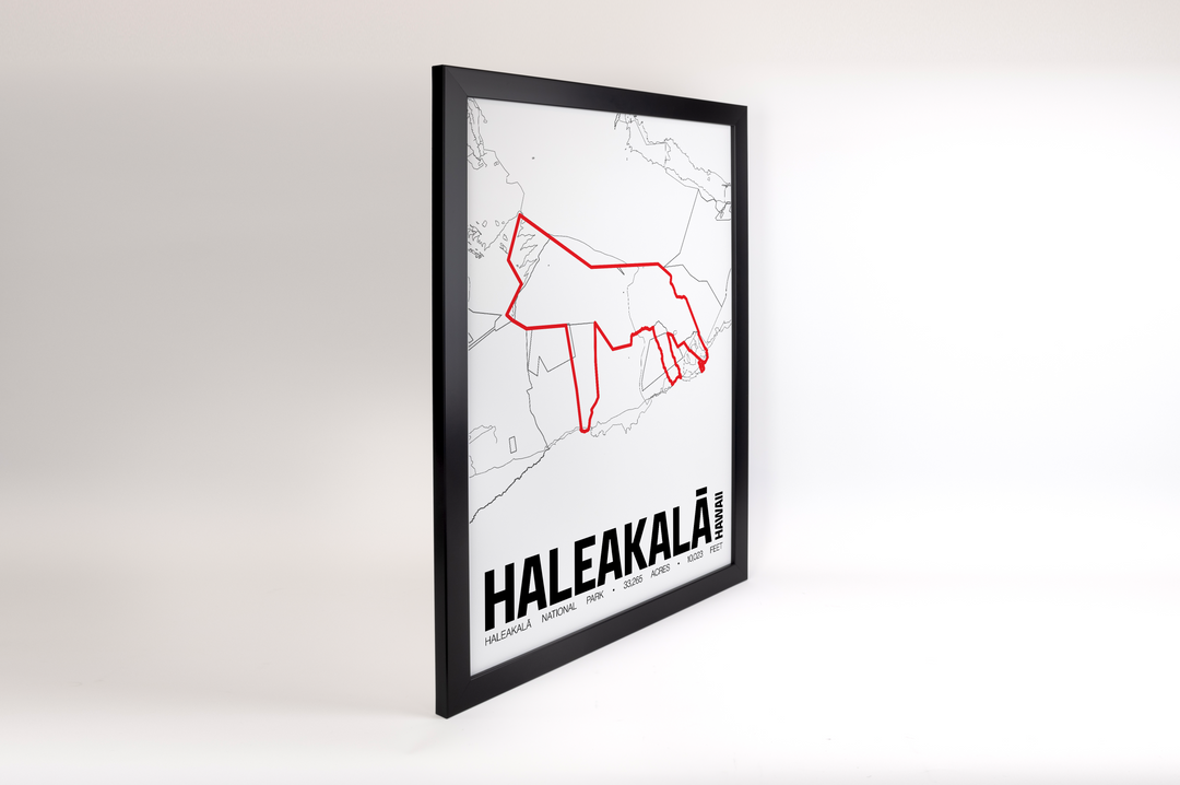 Haleakalā National Park – Perimeter Map Print