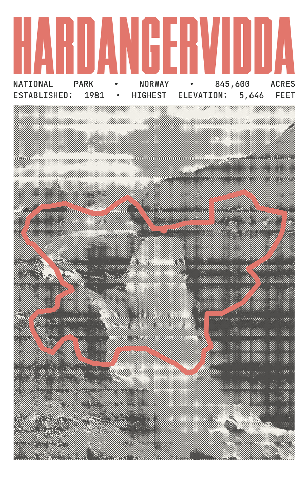 Hardangervidda National Park Poster