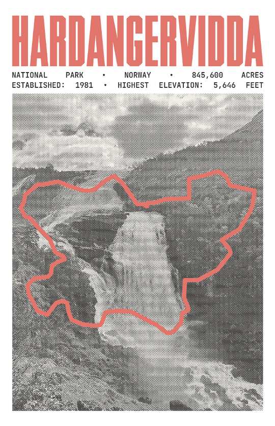 Hardangervidda National Park Poster