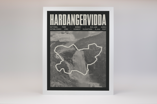 Hardangervidda National Park Poster