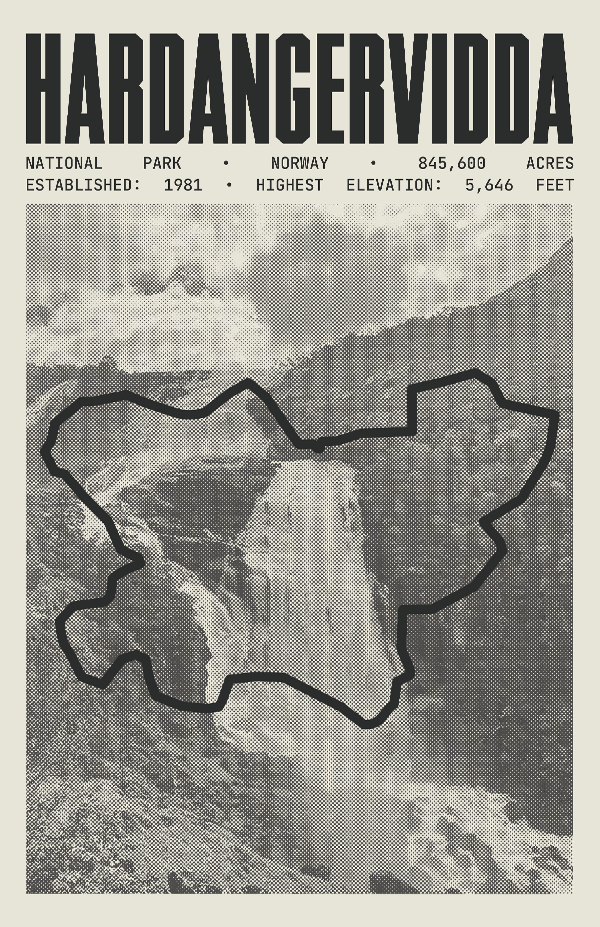 Hardangervidda National Park Poster