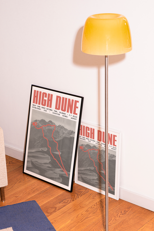 High Dune Loop Poster | Great Sand Dunes National Park Prints
