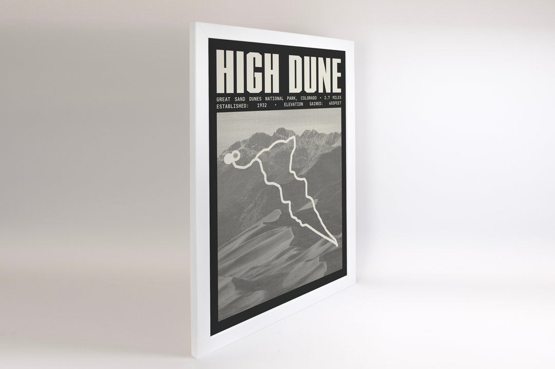 High Dune Loop Poster | Great Sand Dunes National Park Prints