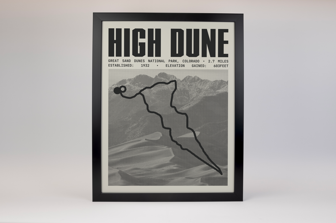 High Dune Loop Poster | Great Sand Dunes National Park Prints