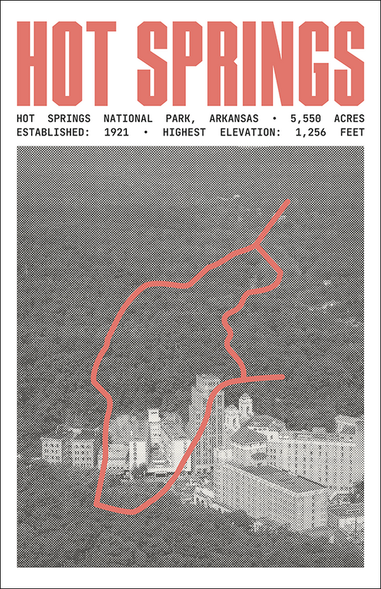 Hot Springs National Park Poster