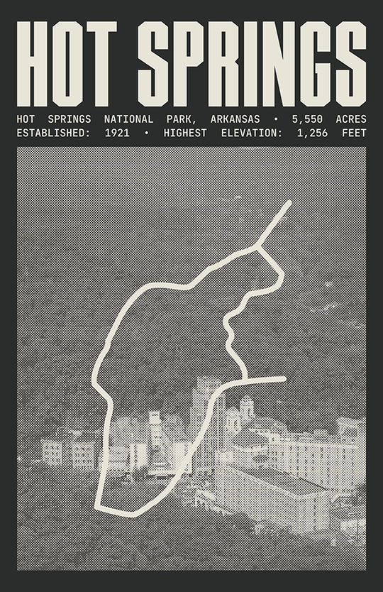 Hot Springs National Park Poster