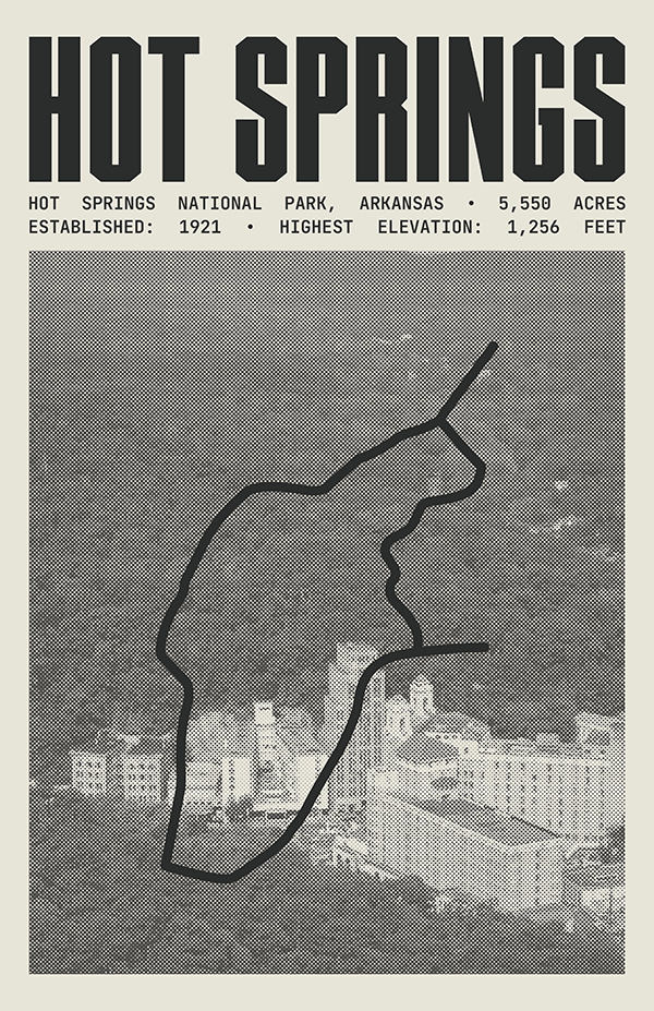 Hot Springs National Park Poster
