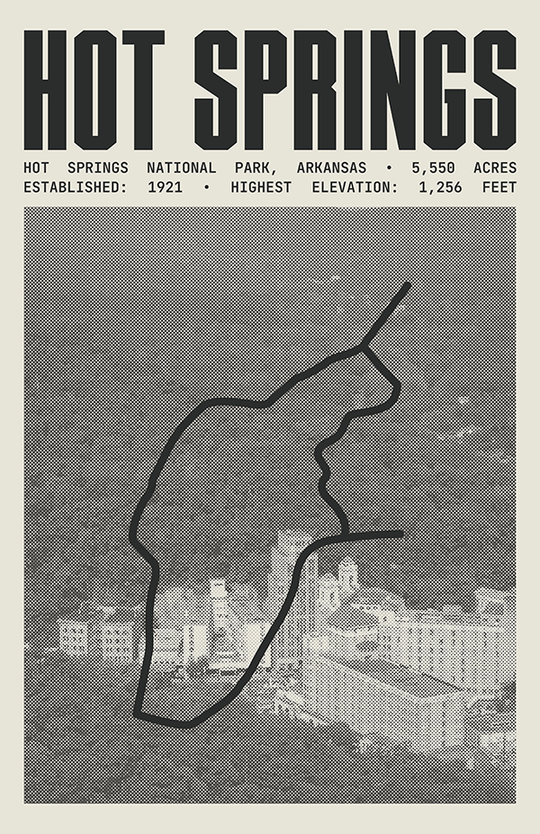 Hot Springs National Park Poster