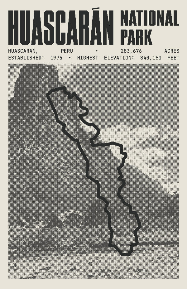 Huascarán National Park Poster