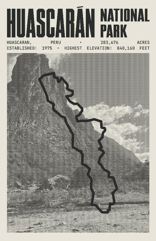 Huascarán National Park Poster