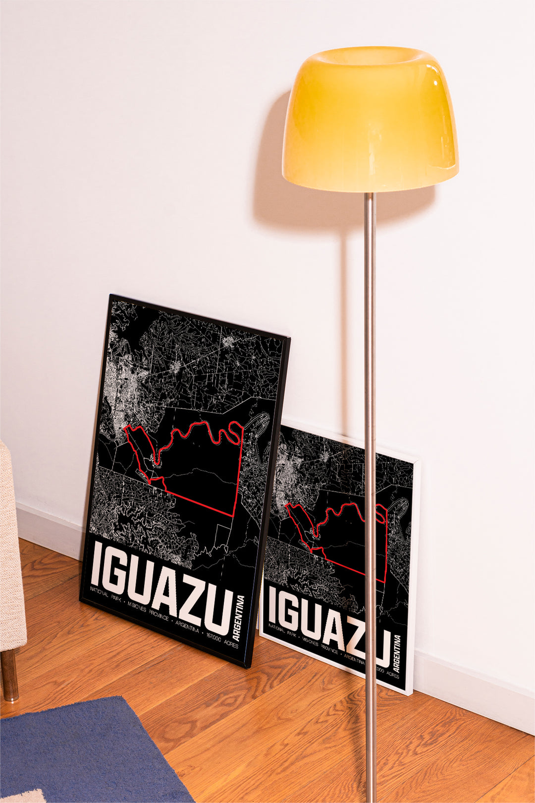 Iguazu National Park – Perimeter Map Print