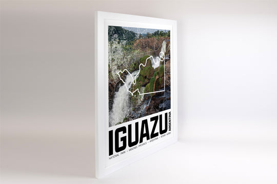 Iguazu National Park – Perimeter Map Print
