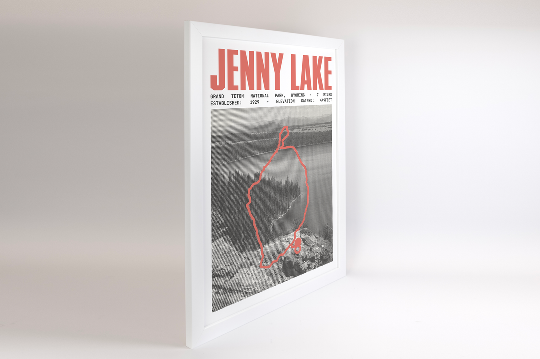 Jenny Lake Trail Poster | Grand Teton National Park Prints