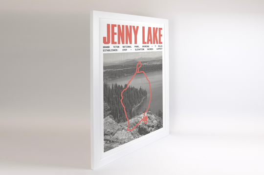 Jenny Lake Trail Poster | Grand Teton National Park Prints