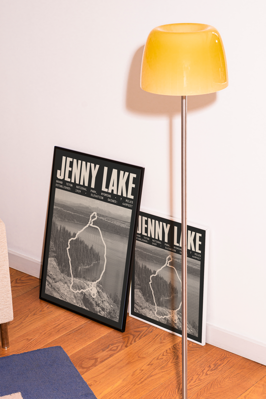 Jenny Lake Trail Poster | Grand Teton National Park Prints