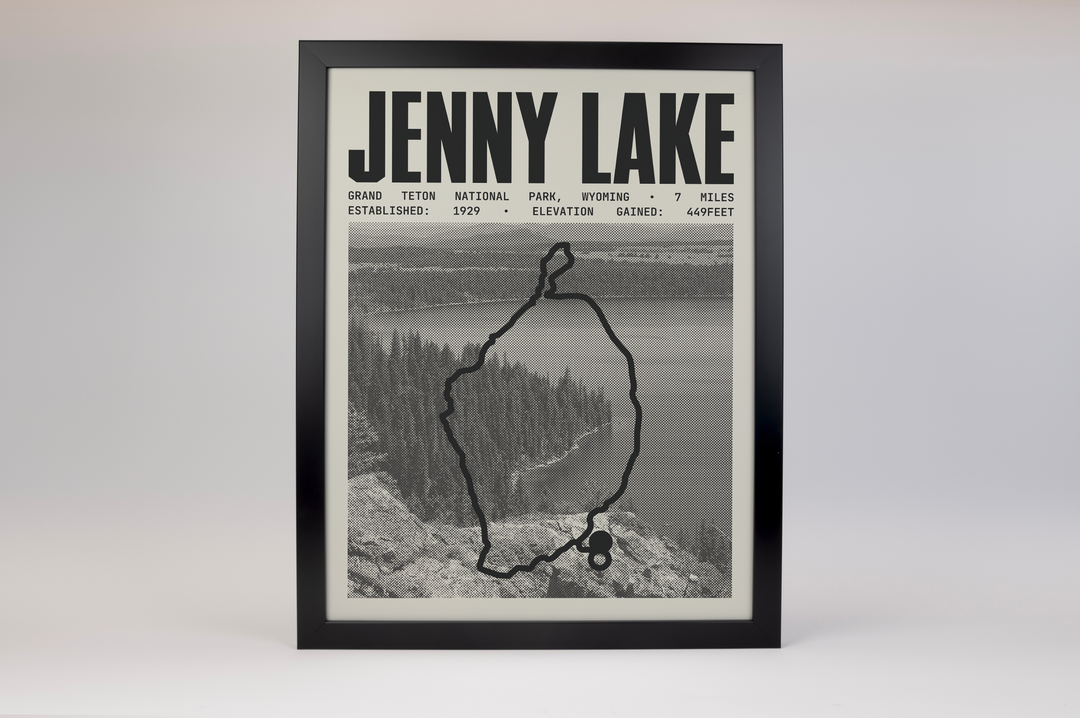 Jenny Lake Trail Poster | Grand Teton National Park Prints