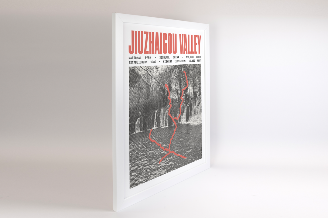 Jiuzhaigou Valley National Park Poster