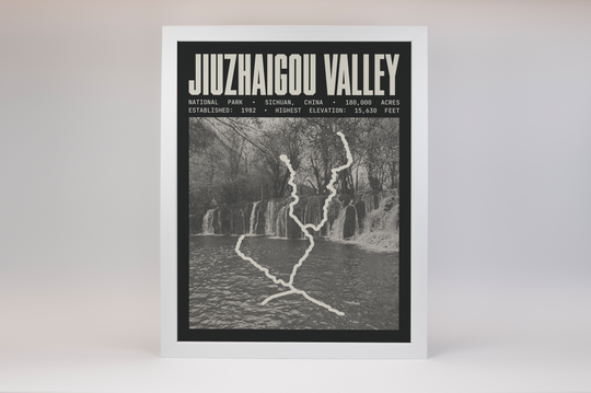 Jiuzhaigou Valley National Park Poster