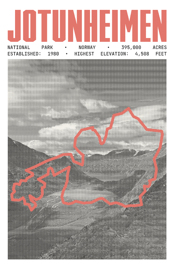 Jotunheimen National Park Poster