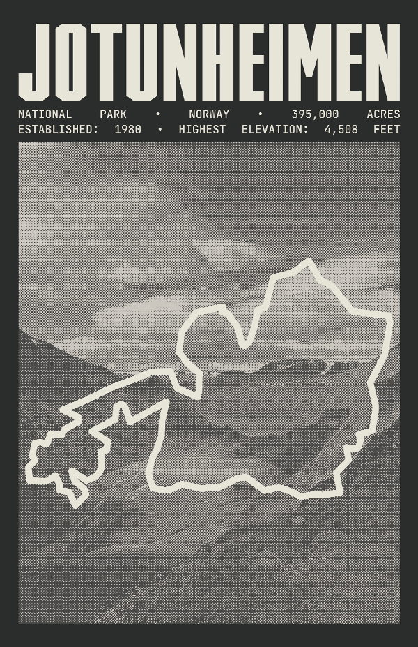 Jotunheimen National Park Poster