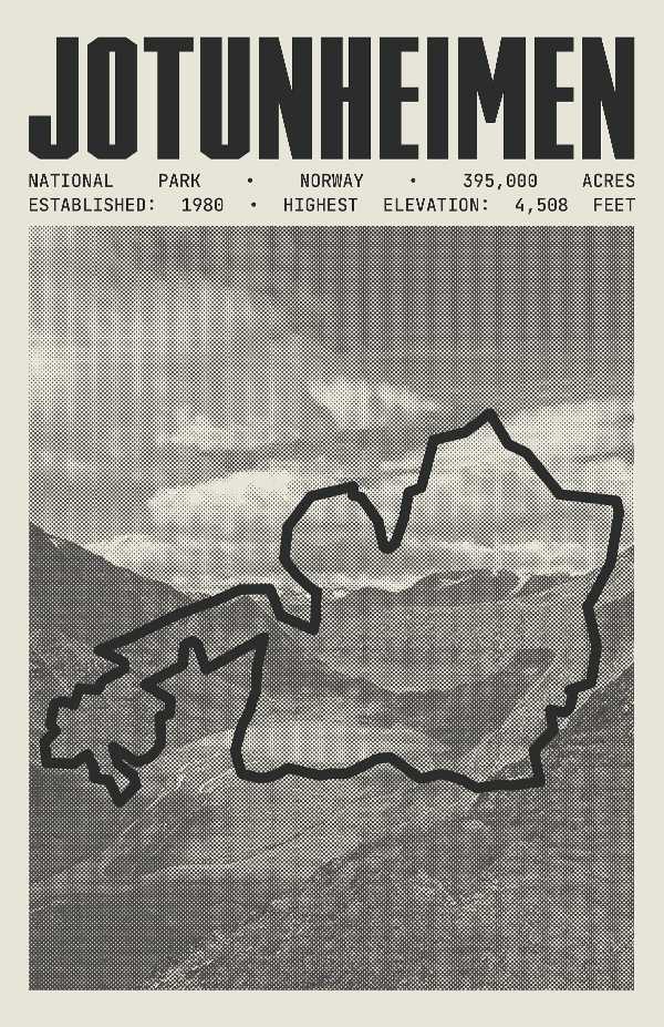 Jotunheimen National Park Poster