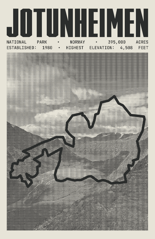 Jotunheimen National Park Poster