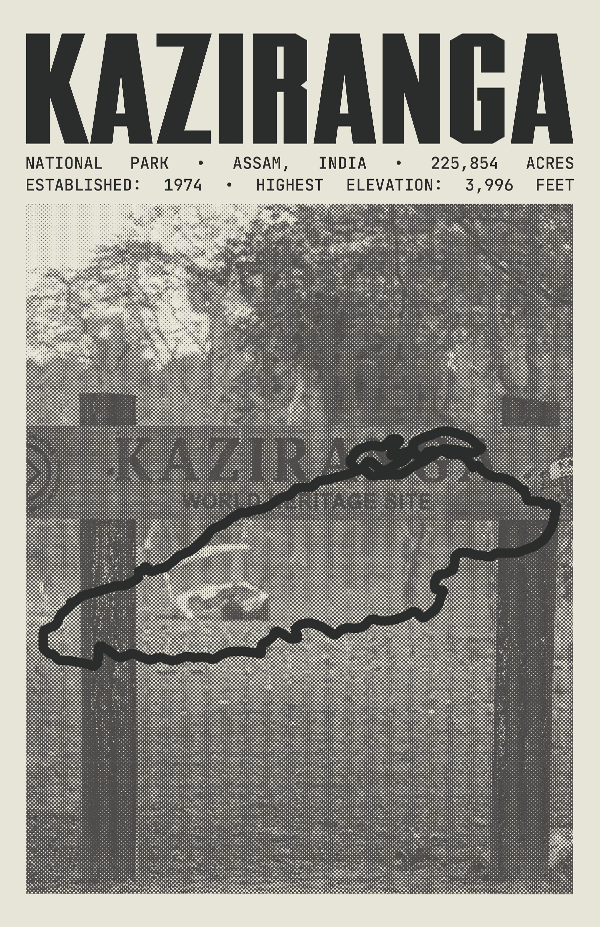 Kaziranga National Park Poster