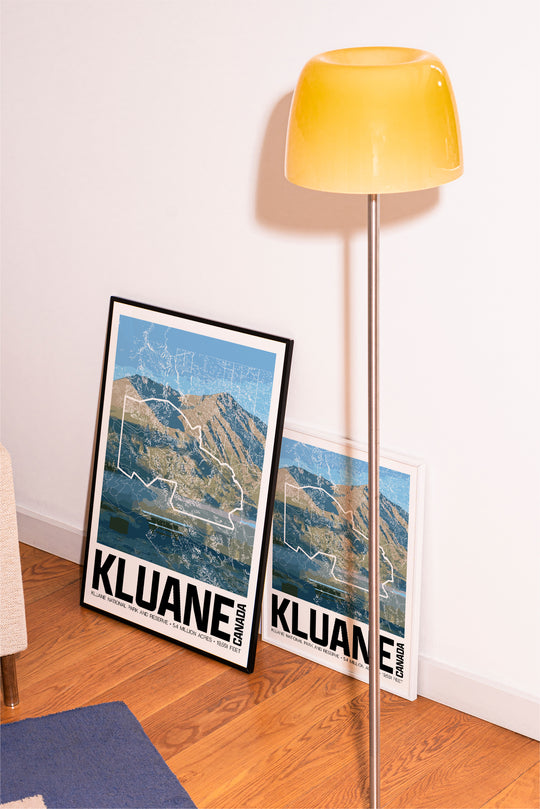 Kluane National Park and Reserve – Perimeter Map Print