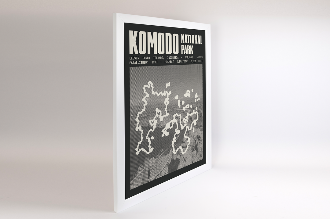 Komodo National Park Poster