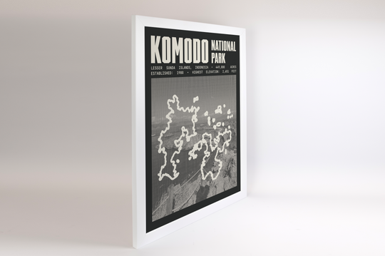 Komodo National Park Poster
