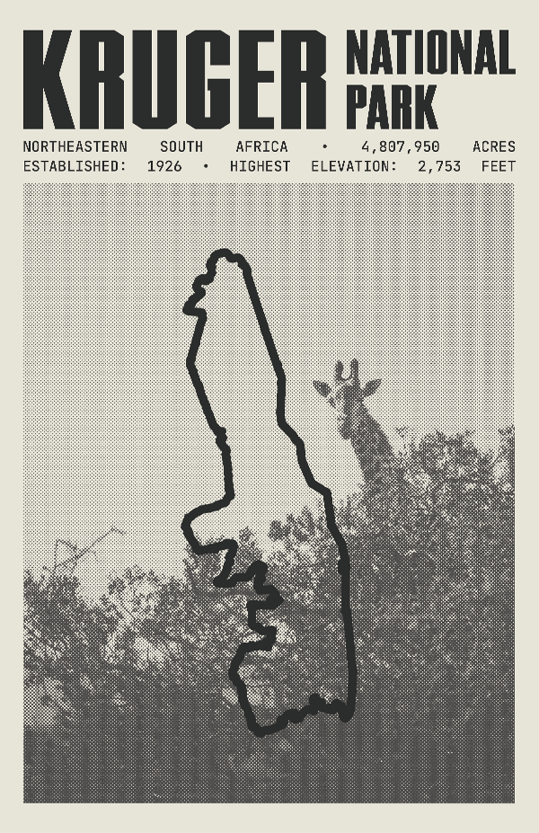 Kruger National Park Poster