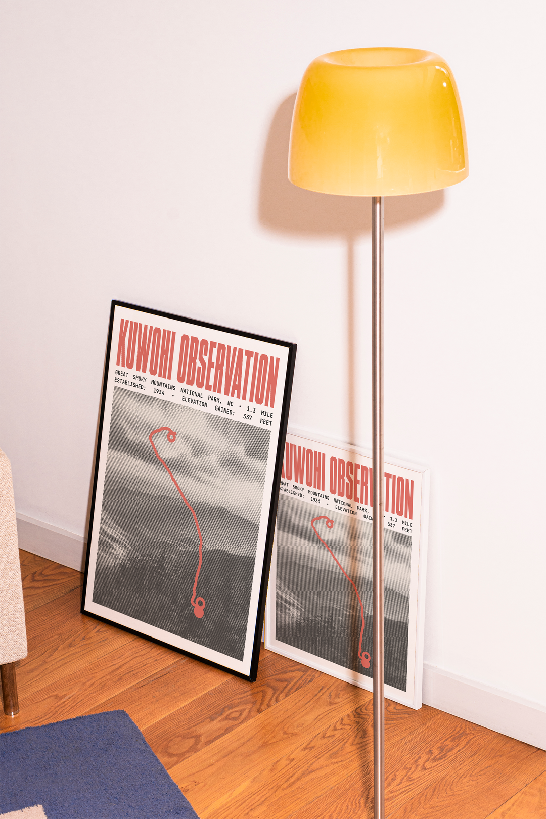 Kuwohi Observation Tower Trail Poster | Great Smoky Mountains National Park Prints