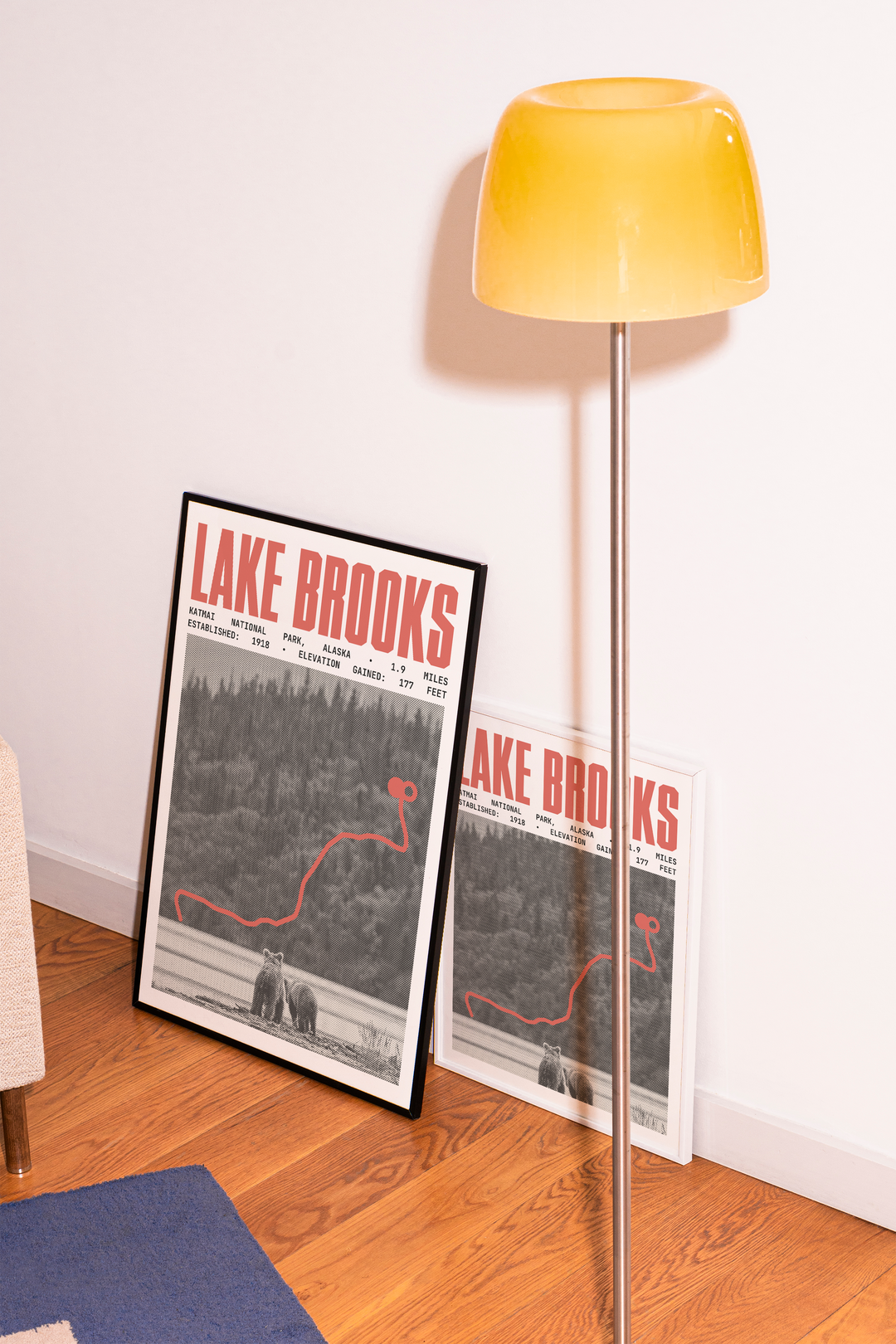 Lake Brooks Road Poster | Katmai National Park Prints