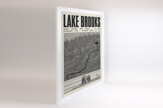Lake Brooks Road Poster | Katmai National Park Prints