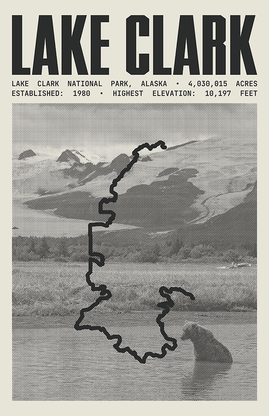 Lake Clark National Park Poster