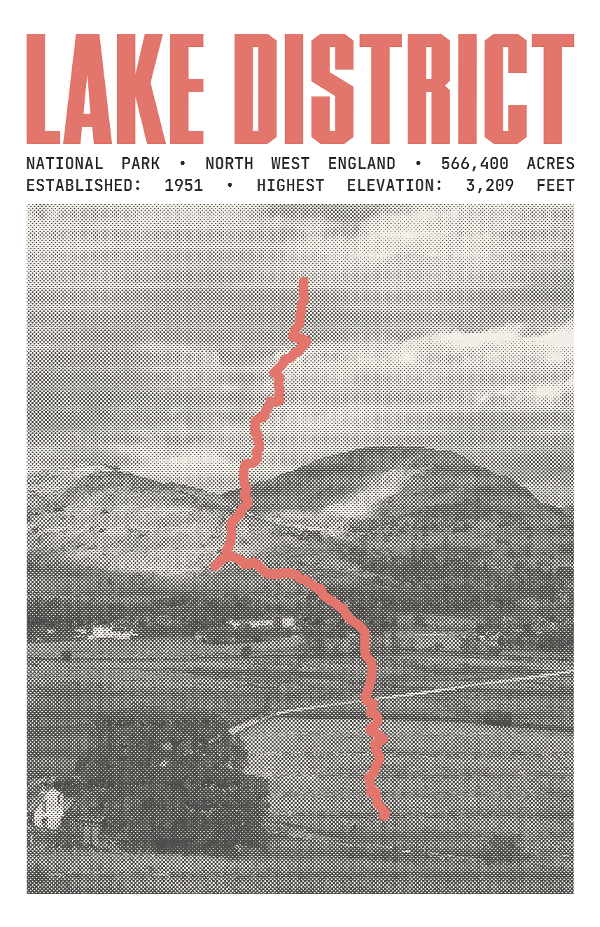 Lake District National Park Poster