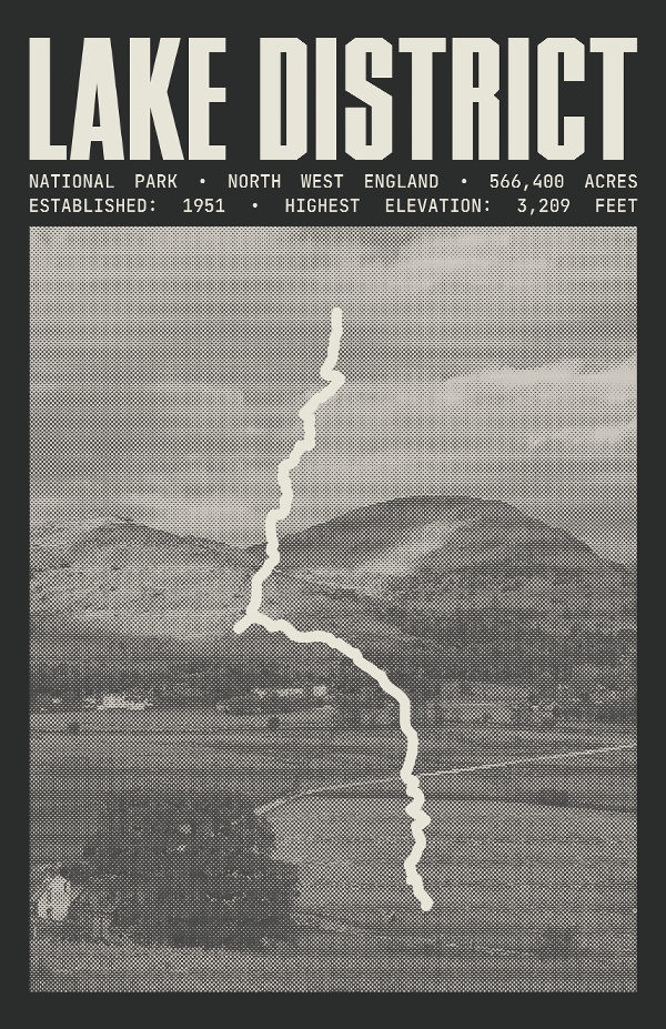 Lake District National Park Poster