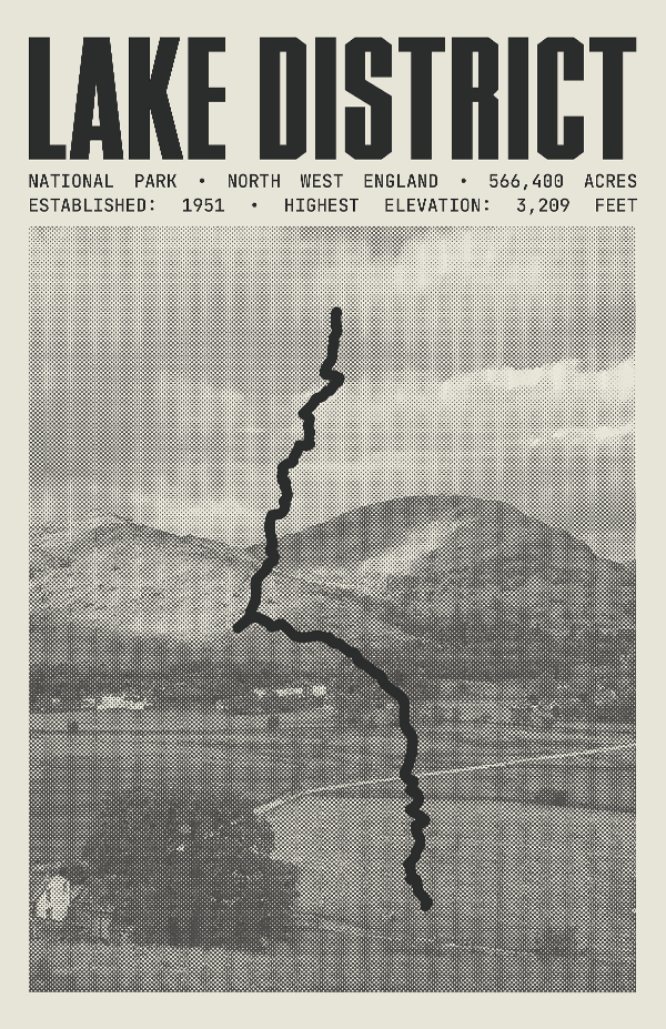 Lake District National Park Poster