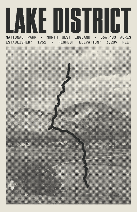 Lake District National Park Poster
