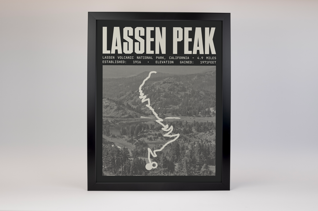 Lassen Peak Poster | Lassen Volcanic National Park Prints