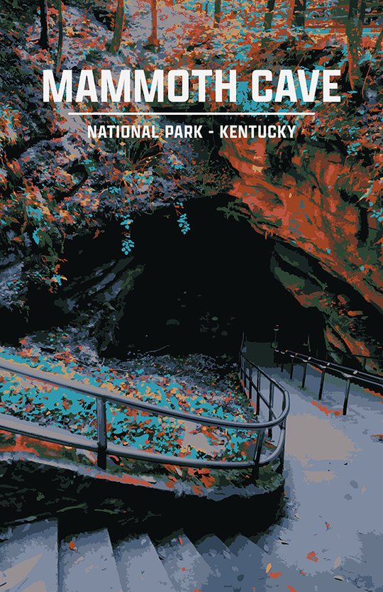 Mammoth Cave National Park Print | Vintage Style