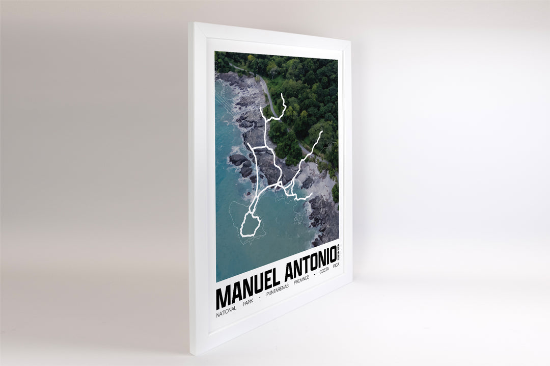 Manuel Antonio National Park – Perimeter Map Print