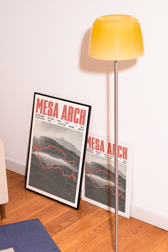 Mesa Arch Trail Poster | Canyonlands National Park Prints