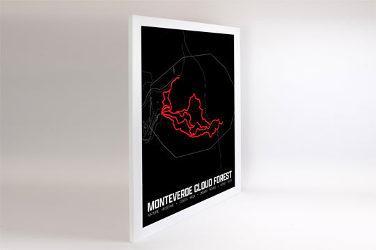 Monteverde Cloud Forest Reserve – Perimeter Map Print