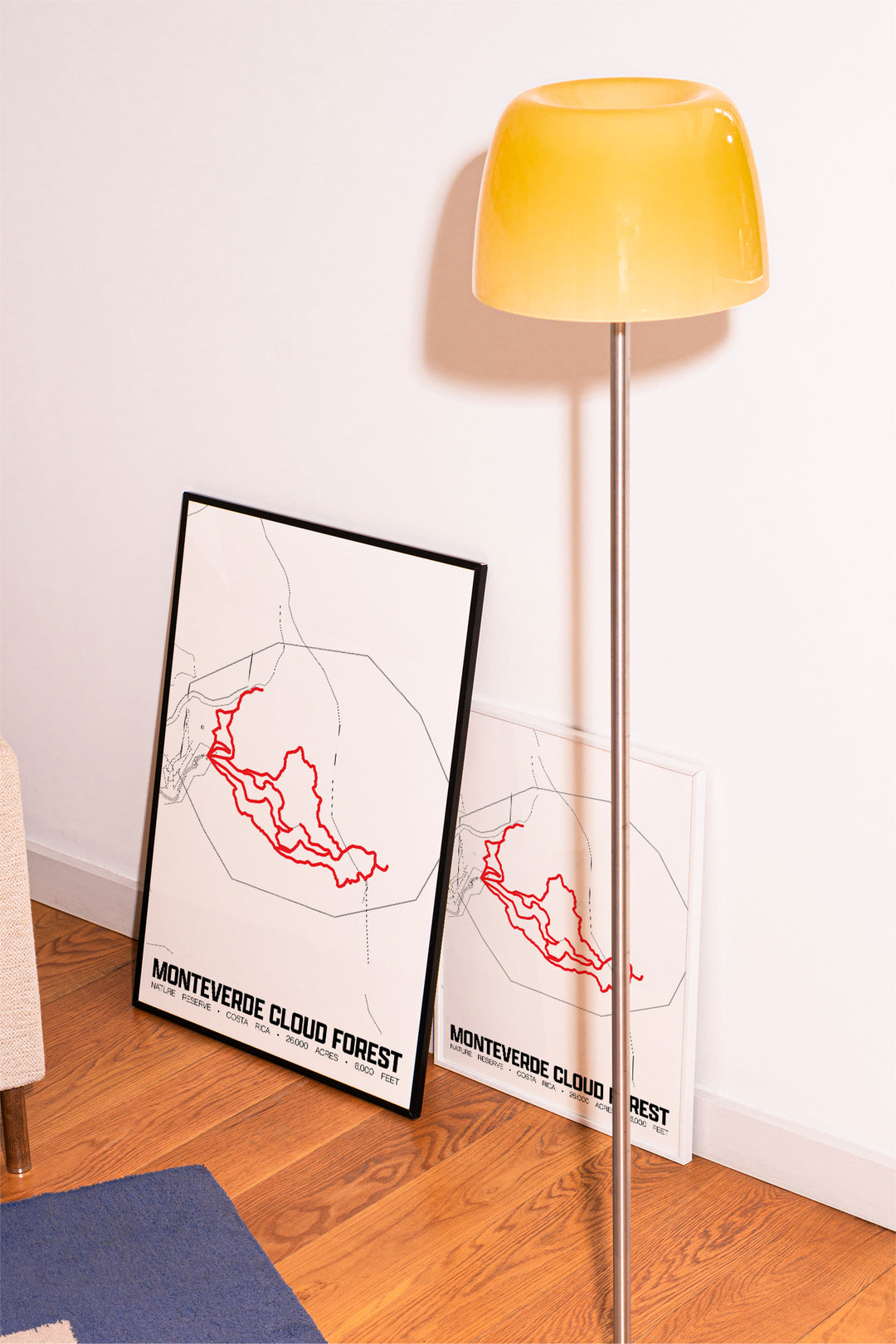 Monteverde Cloud Forest Reserve – Perimeter Map Print