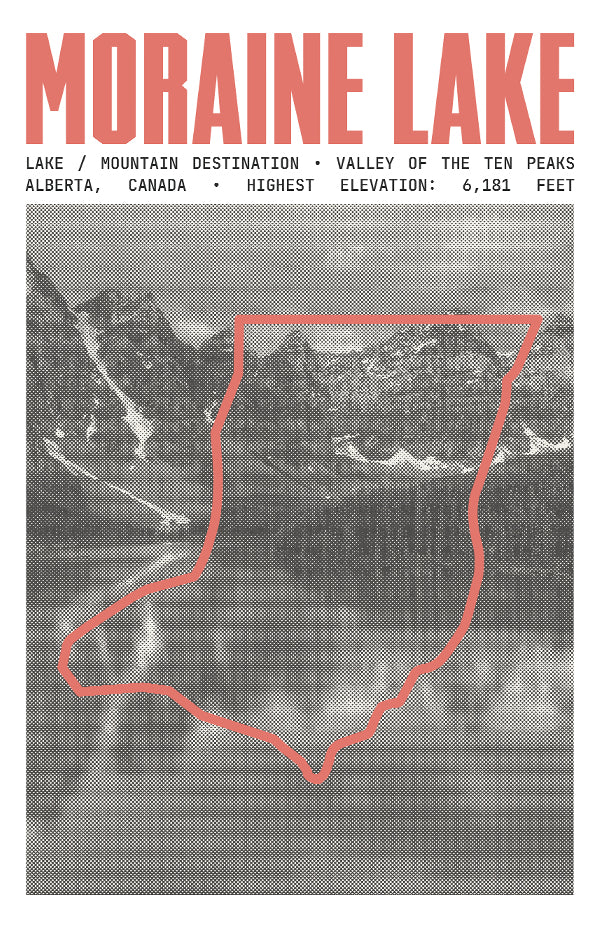 Moraine Lake Poster