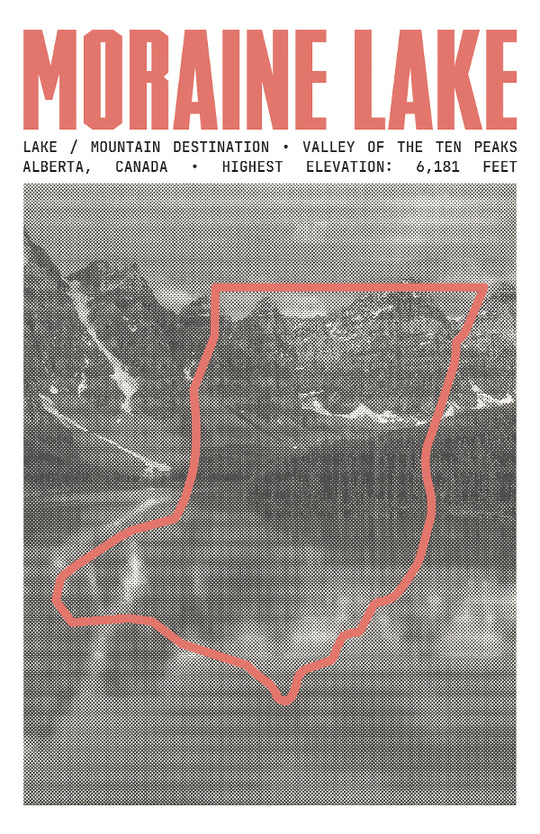 Moraine Lake Poster