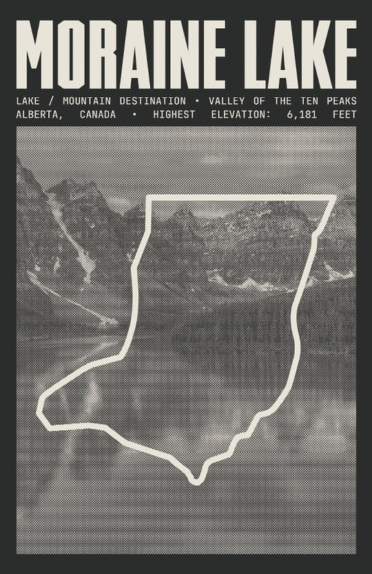Moraine Lake Poster
